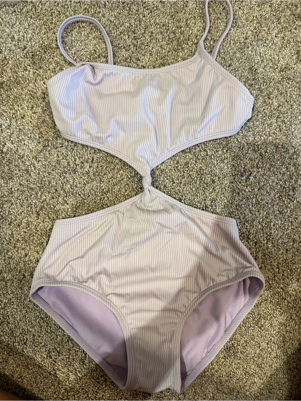 light purple full body swim suit youth 7-8